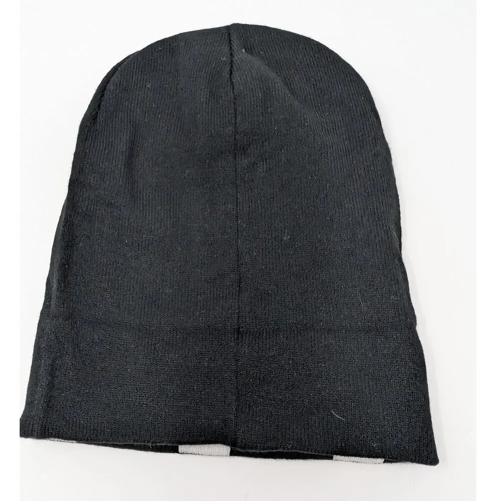 Disney Nightmare Before Christmas Jack Skellington Roll-Down Beanie‎ Hat Black